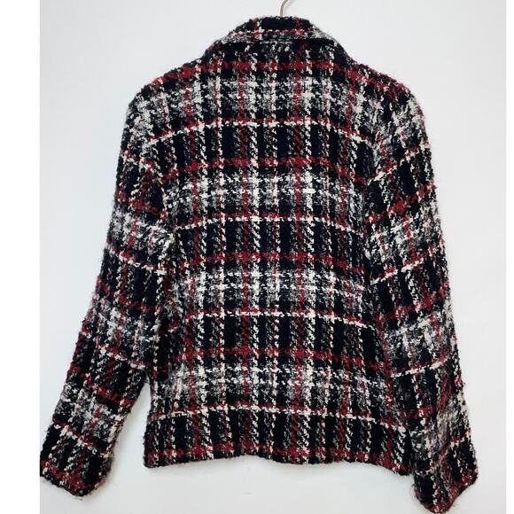 Weave of the Irish Wool Blend Plaid Jacket - Size S - Made in Ireland‎ - Picture 2 of 11